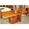 Image 4 : BAR HEIGHT TABLE WITH STORAGE AND 6 STOOLS, AND HIDDEN LEAF