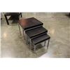 Image 1 : MODERN BLACK AND GREY NETING TABLES