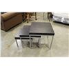 Image 2 : MODERN BLACK AND GREY NETING TABLES