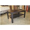 Image 2 : TWO TIER BLACK COFFEE TABLE