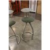 Image 2 : TWO METAL SWIVEL BARSTOOLS