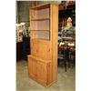 Image 1 : PINE STORAGE SHELF WITH DROP FRONT DESK