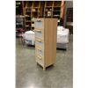 Image 2 : MAPLE FIVE DRAWER HIGHBOY DRESSER