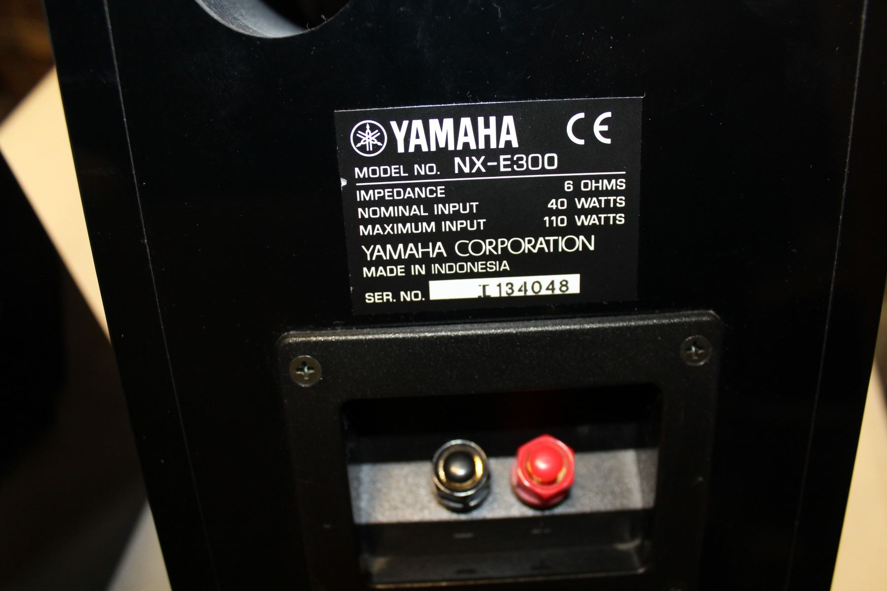 Pair Of Yamaha Bookshelf Stereo Speakers And Cds