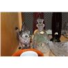 Image 3 : SHELF LOT OF COLLECTIBLE CRYSTAL FIGURES AND POTTERY ETC