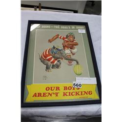 LAWSON WOOD FOOTBALL PRINT