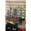 Image 1 : TWO MODEL SHIPS
