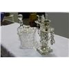Image 2 : CRYSTAL ICE BUCKET CANDLESTAND AND DECANTER