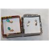 Image 1 : TWO PAIR OF 14KT PLATED EARRINGS