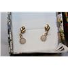 Image 3 : TWO PAIR OF 14KT PLATED EARRINGS