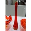 Image 3 : TWO ART GLASS BOWLS AND VASE