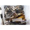 Image 4 : BAG OF SILVER PLATE CUTLERY AND BAG OF COLLECTIBLES