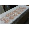 Image 1 : LOT OF PINK DEPRESSION CUPS AND SAUCERS