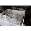 Image 1 : TOTE AND BOX OF CRYSTAL STEMWARE