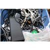 Image 6 : TOTE OF ELECTRONICS EQUALIZER AND VIDEOGAMES