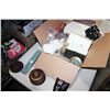 Image 1 : BOX OF VINTAGE PURSES AND VANITY ITEMS