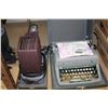 Image 2 : VINTAGE ROYAL TYPEWRITER SLIDE PROJECTOR AND SCREEN