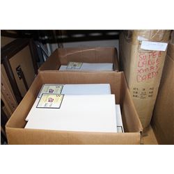 LOT OF NEW CHRISTMAS CARDS AND GIFT BOXES