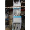 Image 2 : CHROME BATHROOM RACK AND DOUBLE SHOWER CURTAIN ROD
