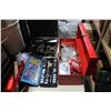 Image 1 : TOOL BOXES AND TOTE OF TOOLS