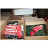 Image 1 : LOT OF NEW CHRISTMAS LIGHTS GARLAND AND DECOR