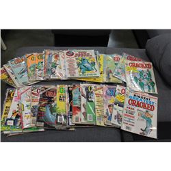 LOT OF VINTAGE CRACKED MAGAZINES