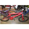 Image 3 : RED BMX BLUE SUPERCYCLE AND GREY ARASHI BIKE AND PURPLE SUPERCYCLE BIKE