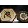Image 3 : NATIVE NEEDLE WORK AND PAIR OF VINTAGE NEEDLEWORKS