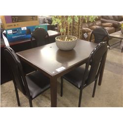 DINING TABLE WITH 4 MATCHING CHAIRS