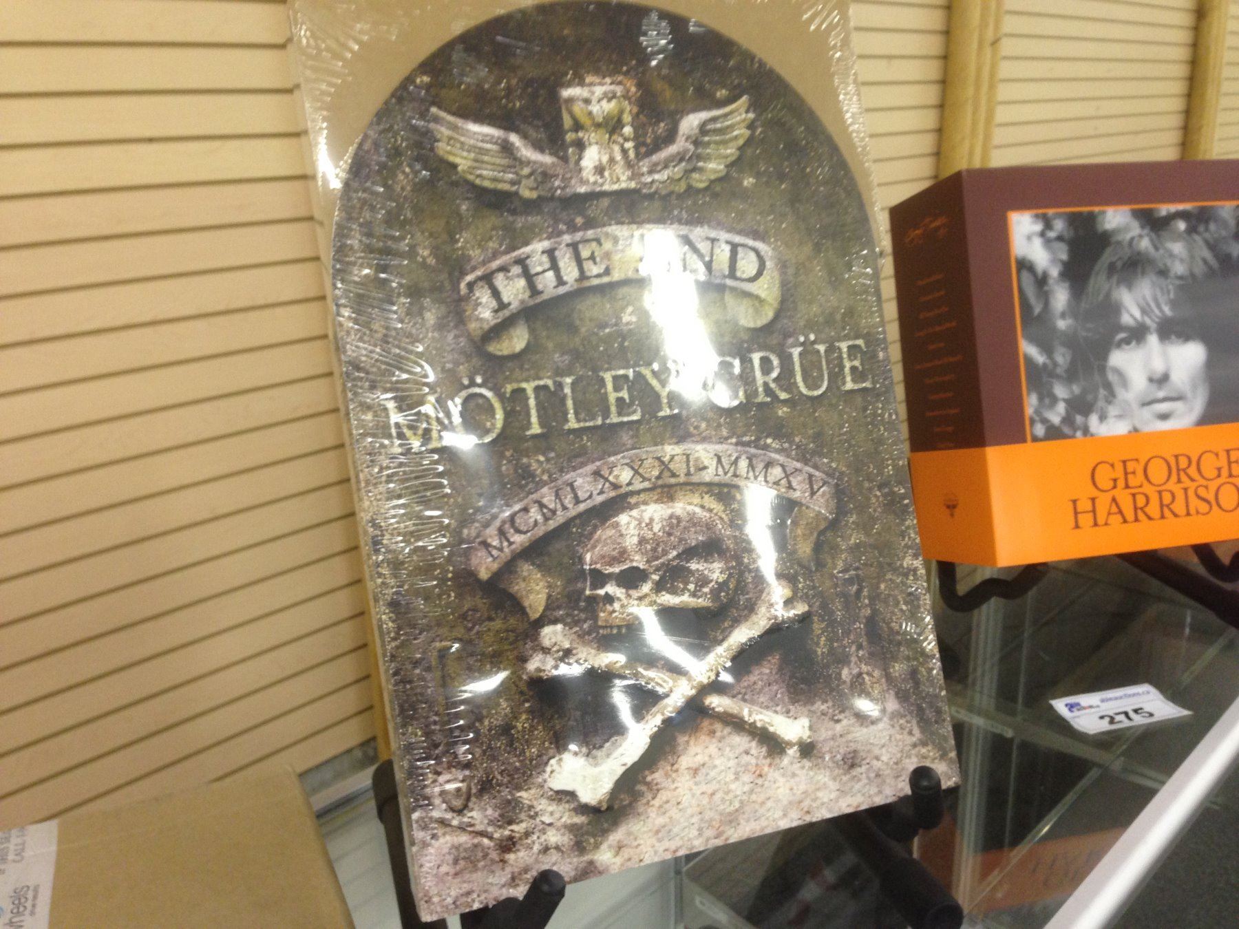 MOTLEY CRUE 'THE END' BOX SET INCLUDING 6 MOTLEY CRUE CATALOG ALBUMS