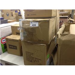 LOT OF TABLE LAMPS AND CHANDELIERS