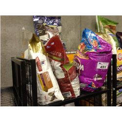 SHELF LOT OF ASSORTED CAT PRODUCTS