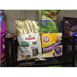 SHELF LOT OF ASSORTED CAT PRODUCTS