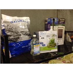 SHELF LOT OF PET SUPPLIES