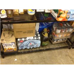 SHELF LOT OF ASSORTED FOOD PRODUCTS