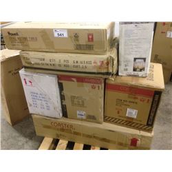 PALLET OF ASSORTED READY TO ASSEMBLE HOUSEHOLD FURNITURE