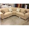 Image 1 : TAUPE SEUDE 3 PIECE SECTIONAL SOFA