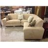 Image 2 : TAUPE SEUDE 3 PIECE SECTIONAL SOFA
