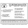 Image 1 : CCAR Final Answer E701