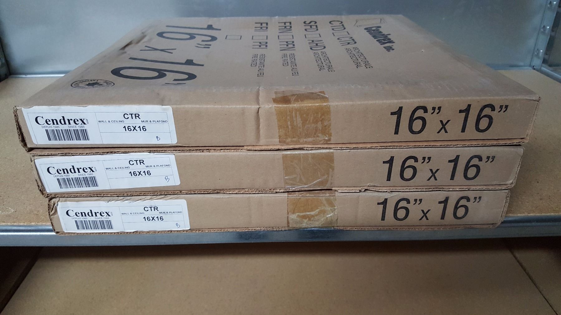 Brand New Lot Of 3 16 X 16 Cendrex Access Doors