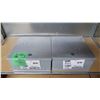 Image 1 : Lot of 2 new 12'' x 12'' x 6'' hinged pull boxes