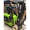 Image 1 : Clark Electric Fork Lift 6000lbs 3 sections & Side Shift and charger