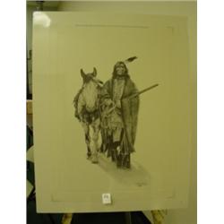 Chuck Ren Signed BLACK & WHITE Print