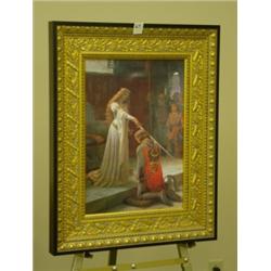 Leighton THE ACCOLADE - Print on Canvas