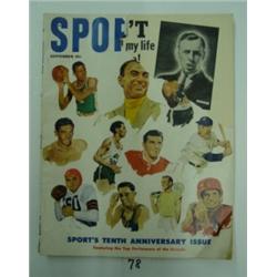 SPORT Magazine Sept 1956 - 10th Anniv