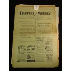 HARPER'S WEEKLY 6 Issues - 1891