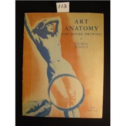 1947 ART ANATOMY & FIGURE Drawing Book