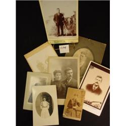 Lot of 8 Cabinet FAMILY PHOTOS Lima OH