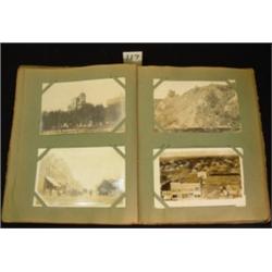 92 POSTCARDS/10 PHOTOS Antique Album