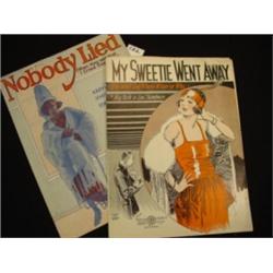 20's Sheet Music NOBODY LIED/MY SWEETIE
